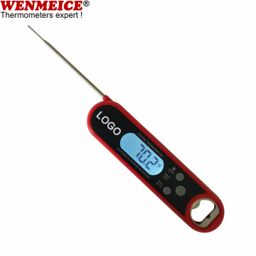 Hot Meat Food Thermometer With Bottle Opener