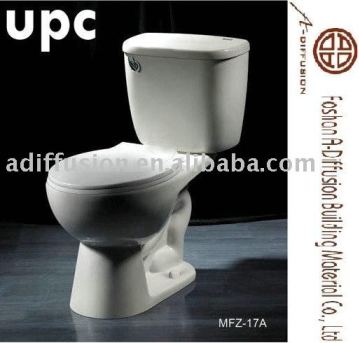 UPC two-piece toilet