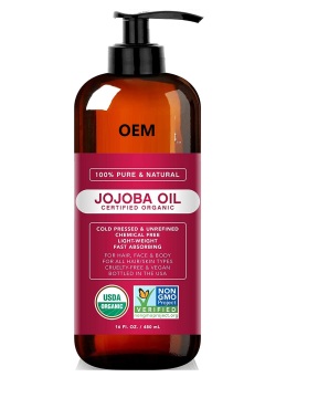 Organic Jojoba Oil - Multi-Purpose Moisturizer for Face, Hair, and Body