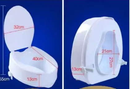 Adjustable Hygienic Toilet Cover - Universal Good Quality Toilet Seat Cover
