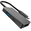 3 em 1 USB C Hub Docking Station