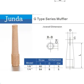 G Type muffer sintered bronze filter element