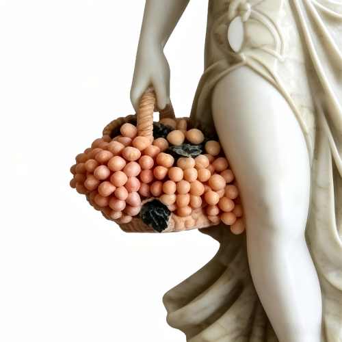 Elegant Marble Lady Floor Lamps Pomona Goddess