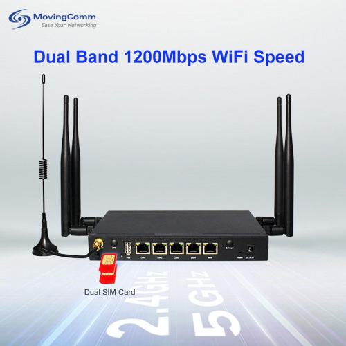 Industrial 4g Router with Sim Card VPN Client Functions GPS Tracking Vehicle 4G Router Supplier
