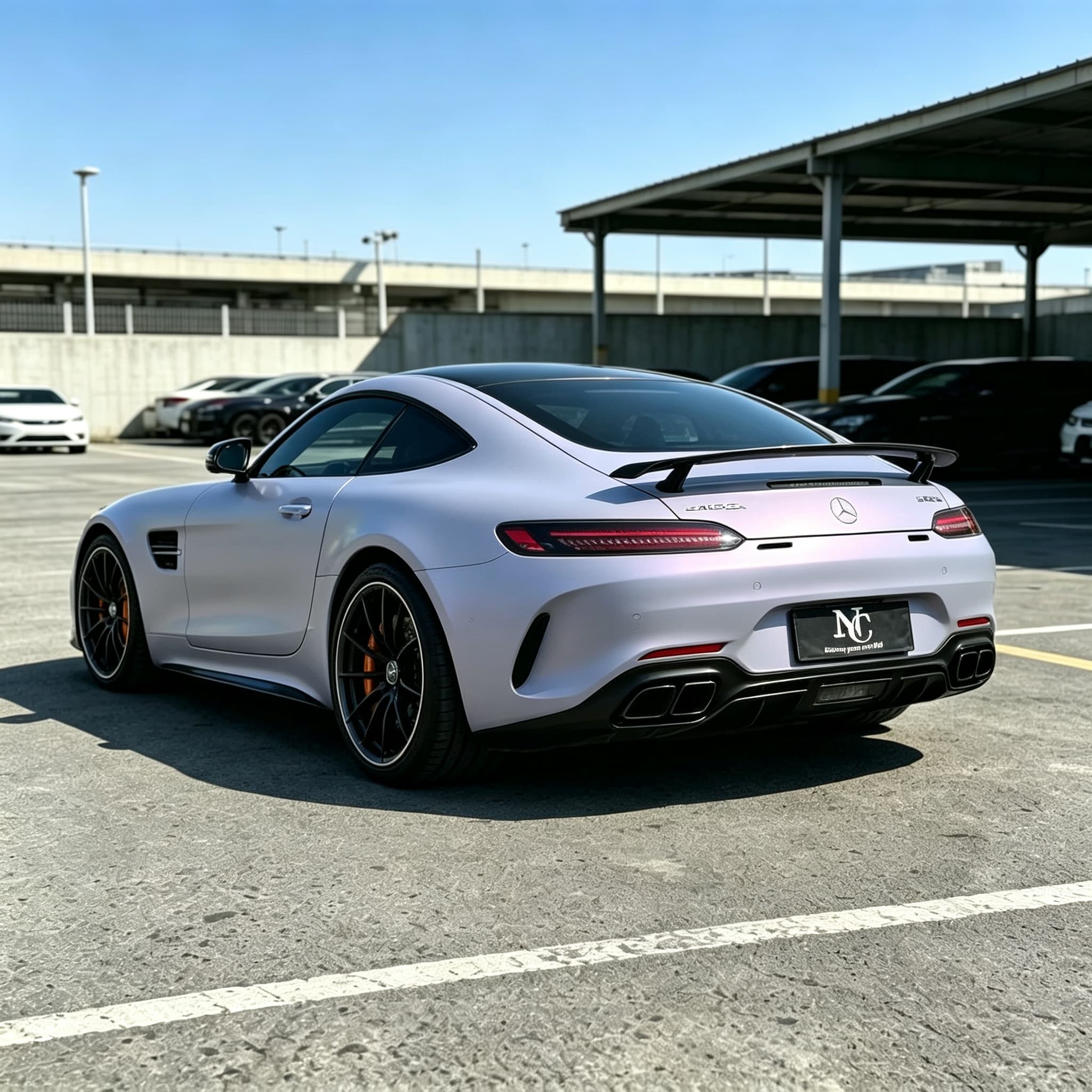 Self-Healing Tech-Silver Purple wrap for car