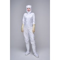 Αυτόκλευστο Coverall Cleanroom με κουκούλα, κάλτσες