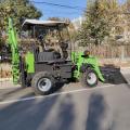 Penggali mini dengan loader front loader backhoe