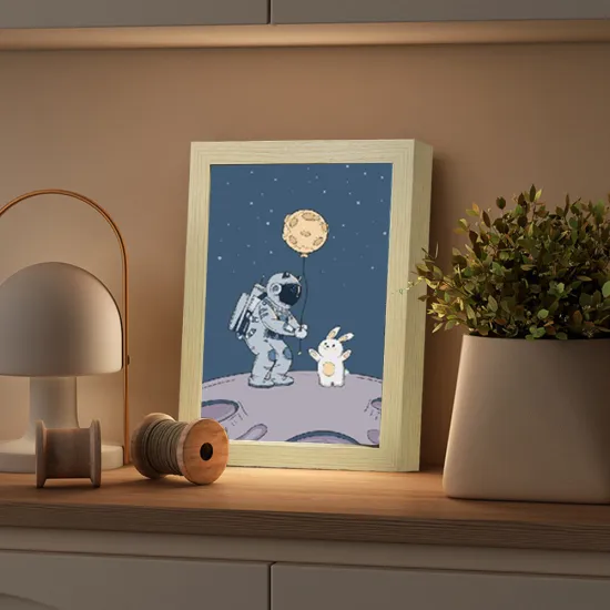 LED Photo Night Light - Custom Picture Frame Lamp for Home Decor & Gifts