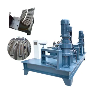 Low Price Electric Hydraulic Profile Steel Arch Rolling Bending Machine: I Beam & C Channel Bender