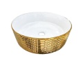 Hot Sale Bathroom Single Hole Gold Basin