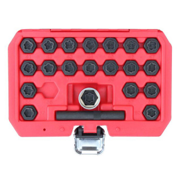 Master Lock Wheel Nut Stud Key Set Removal Locking Socket for BMW
