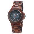 Giappone Movement Watch Uomini Logo personalizzato orologio in legno