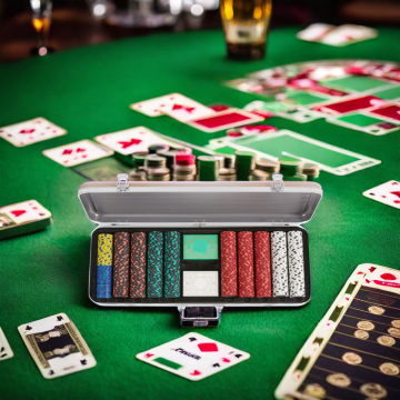 Custom Luxury Monte Carlo Poker Chip Set with Acrylic Box
