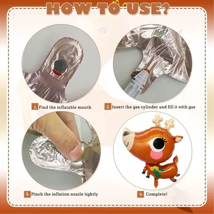 Elk aluminum foil balloon