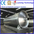 automatic waste tyre recycle to oil pyrolysis equipment