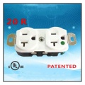 20A125V UL 498 standards hospital grade receptacles