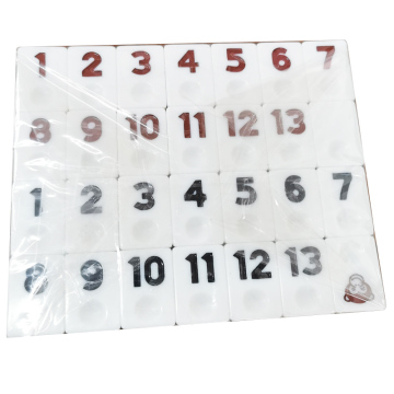 High-Quality Custom Casino Entertainment Crystal Mahjong Tiles