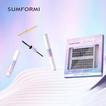 Custom Logo Lash Clusters and DIY Eyelashes Kit