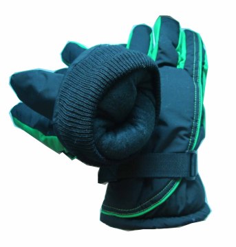 men winter leather ski gloves