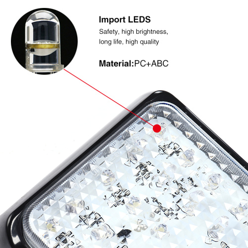 એલઇડી ટ્રેઇલર લાઇટ્સ પૂંછડી લેમ્પ રનિંગ સ્ટોપ ટર્ન સિગ્નલ બ્રેક માર્કર રિવર્સિંગ બેકઅપ લાઇટ માટે ટ્રેલર કેમ્પર ટ્રક