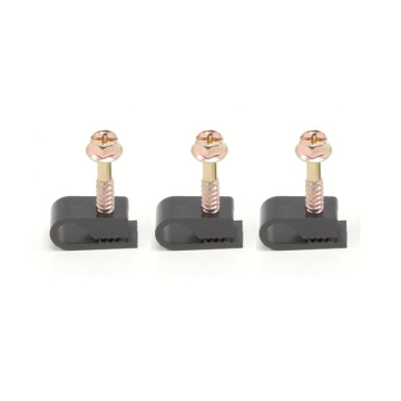 FTTH Aerial Fiber Drop Wire Cable Clamp for 50m Tensile Strength 600N Plastic Tension Suspension