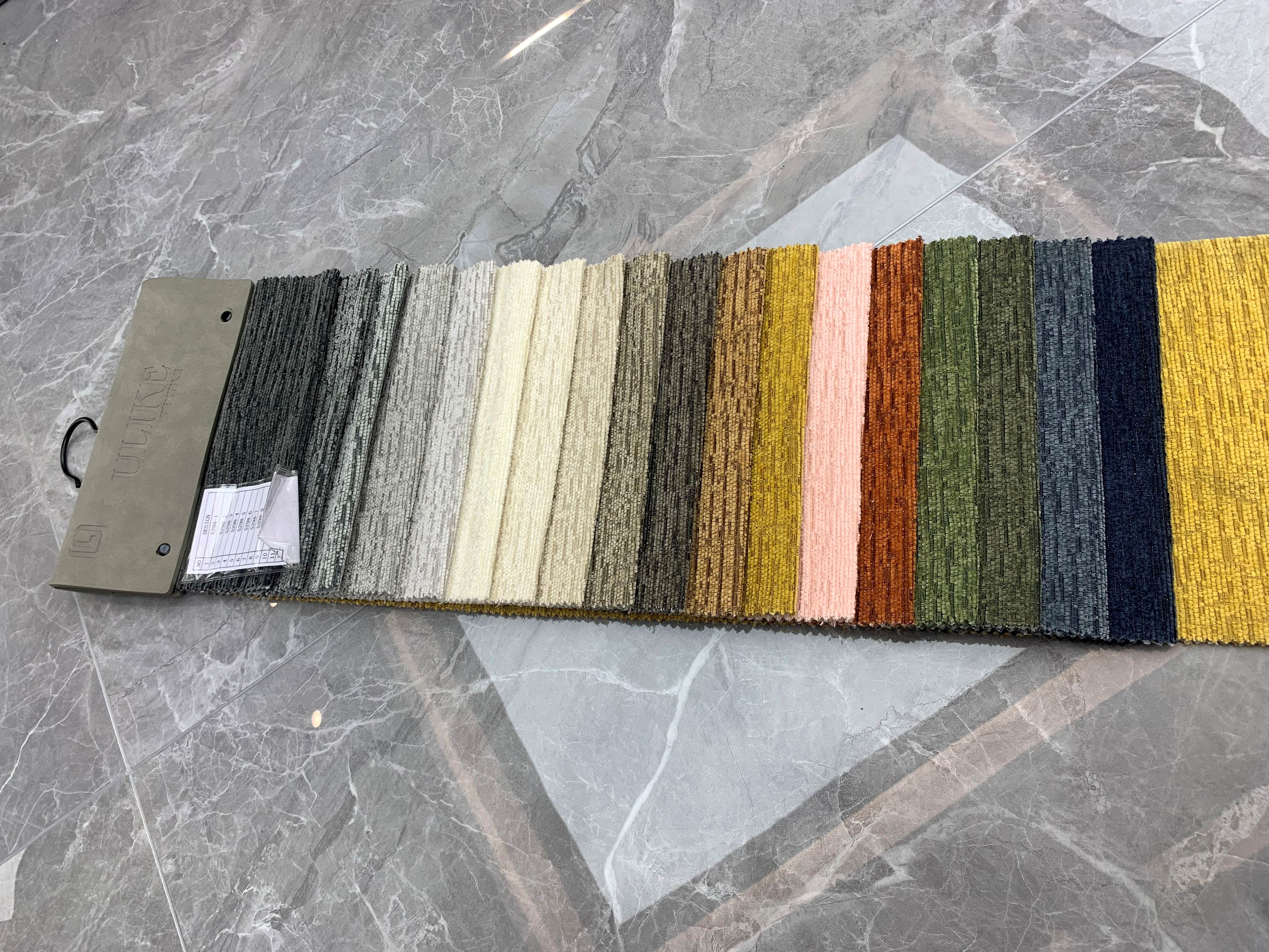 Simple Striped Chenille Fabric