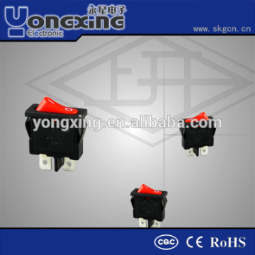KCD7-11 6A SPST rocker switch / 6a 250v rocker switch