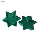 Plastic 4pcs Christmas Fondant plunger Cookie Cutter Set