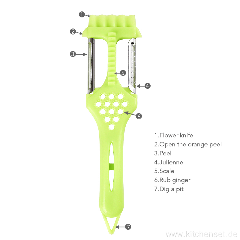 green watermelon vegetable julienne peeler