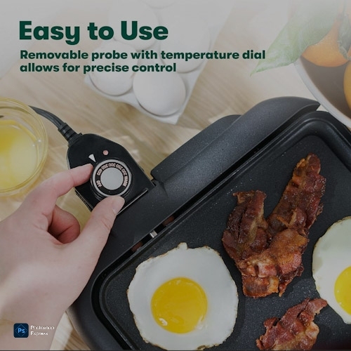 Stylish Electric Griddle for Home Cooking