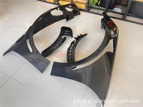 GT3rs Style Dry Carbon Fiber Perforated Leaf Plate for Porsche 911 (992) 2018-2022
