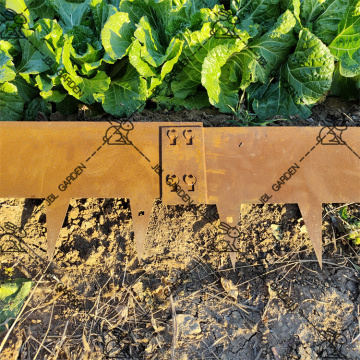 Paesaggio del giardino in acciaio flessibile