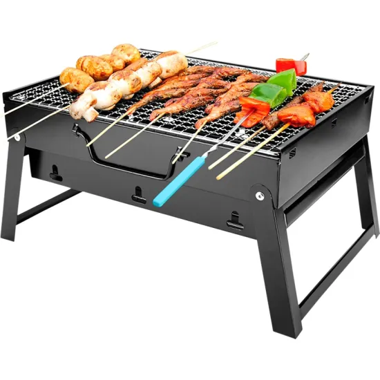 Portable Outdoor Barbecue Grills and Burners for Garden, Patio Parties, and Picnics
