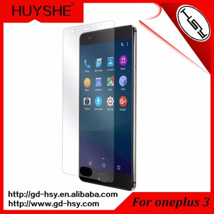 HUYSHE cell phone screen protector oneplus 3 asahi glass tempered glass screen protector
