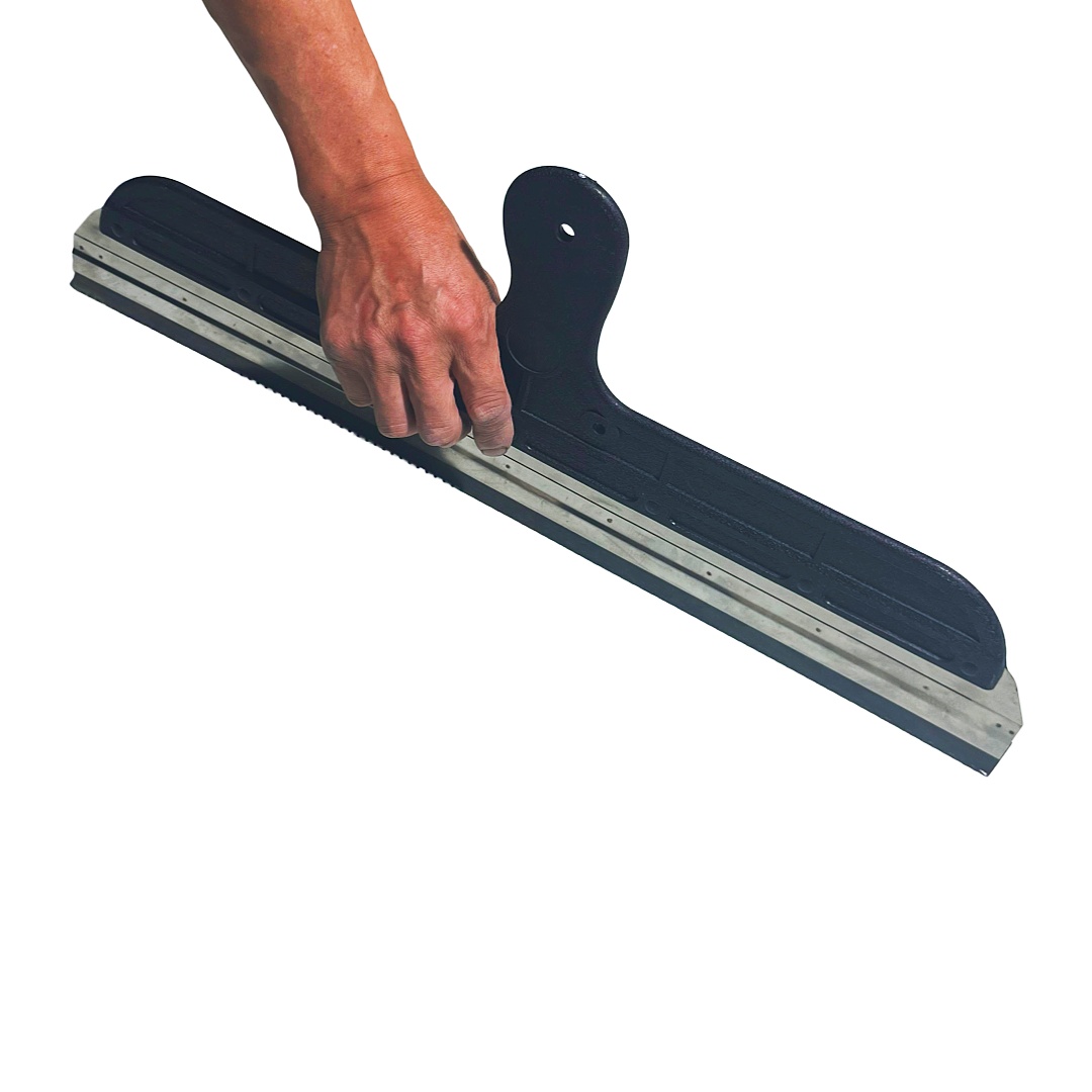 Use the plastic scraper as shown in Figure 1