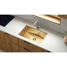 SUS304 Single Basin Handmade Undermount Kitchen Sink