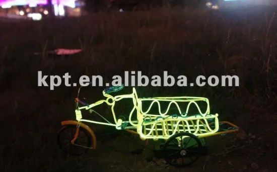 KPT flexible neon el wire 2.0mm 3meters with 3v inverter