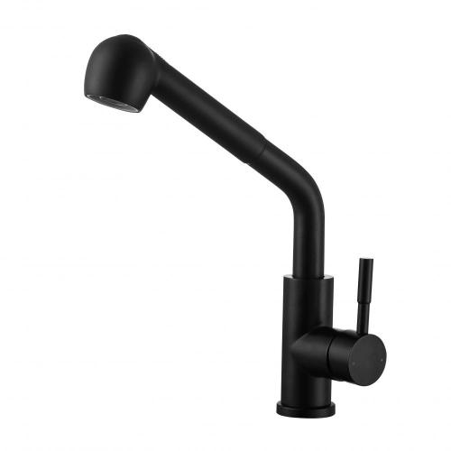 Black Kitchen Sink Faucets With Pull Out Sprayer