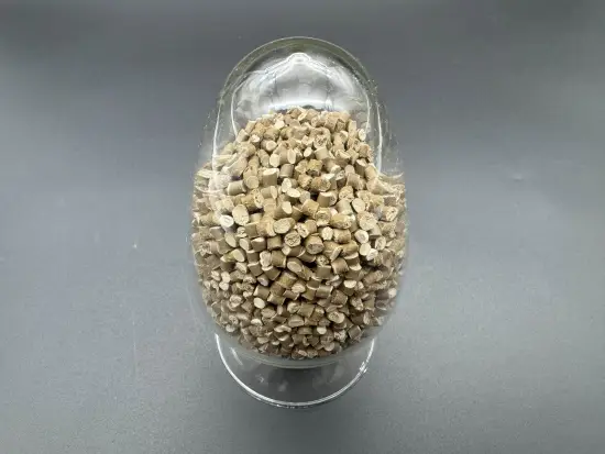 Fully degradable bamboo powder masterbatch