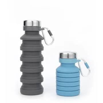 Silicone Collapsible Folding Water Bottle