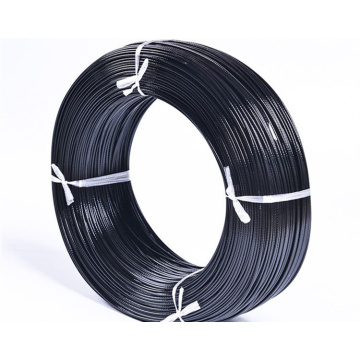 Corde métallique en nylon en nylon noir