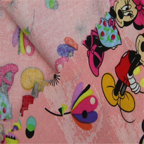 Cartoon Mickey Cotton Plain Cloth