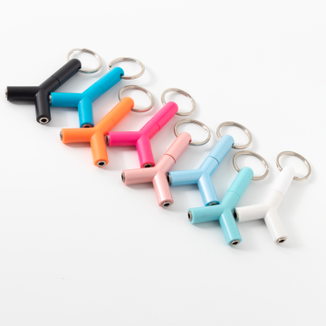 3.5mm AUX Audio Jack Headphone Splitter Rabbit Earphone Adapter