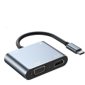 4インチポートラップトップUSB Cハブ