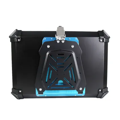 TERFU 65L Universal Motorcycle Aluminum Alloy Rear Trunk Luggage Case - Waterproof Tail Box