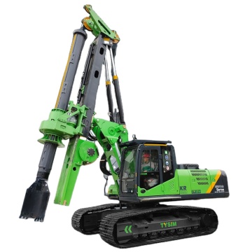 South Africa Low Headroom Full Hydraulic Borehole Bore Pile Rotary Drilling Rig