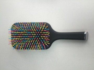 Plastic Paddle Hair Brush Professional Plastic Paddle and Cushion Hair Brush