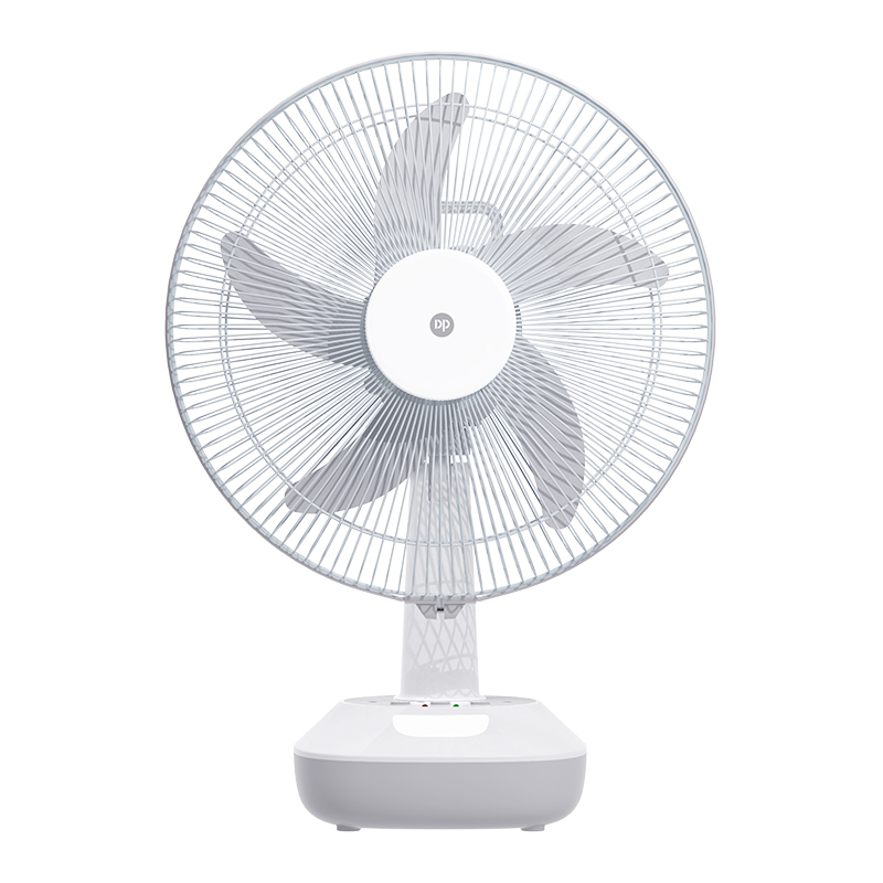 Rechargeable 14 Inch Solar Table Desk Fan with Light