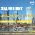 Frete marítimo internacional de Shenzhen a Incheon Coréia do Sul