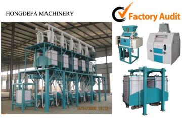 50t/24h Wheat Flour Milling Machinery with European Buhler Technology
